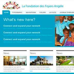 La Fondation des Foyers Angèle Website